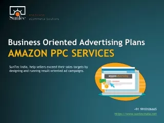 Amazon PPC Management Services | SunTec India