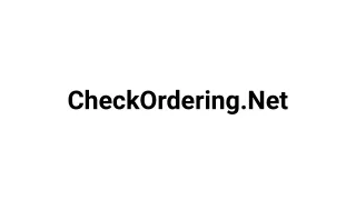 Check Ordering