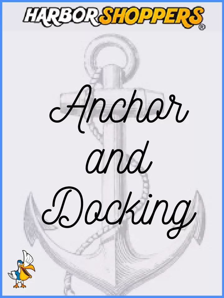anchor and docking