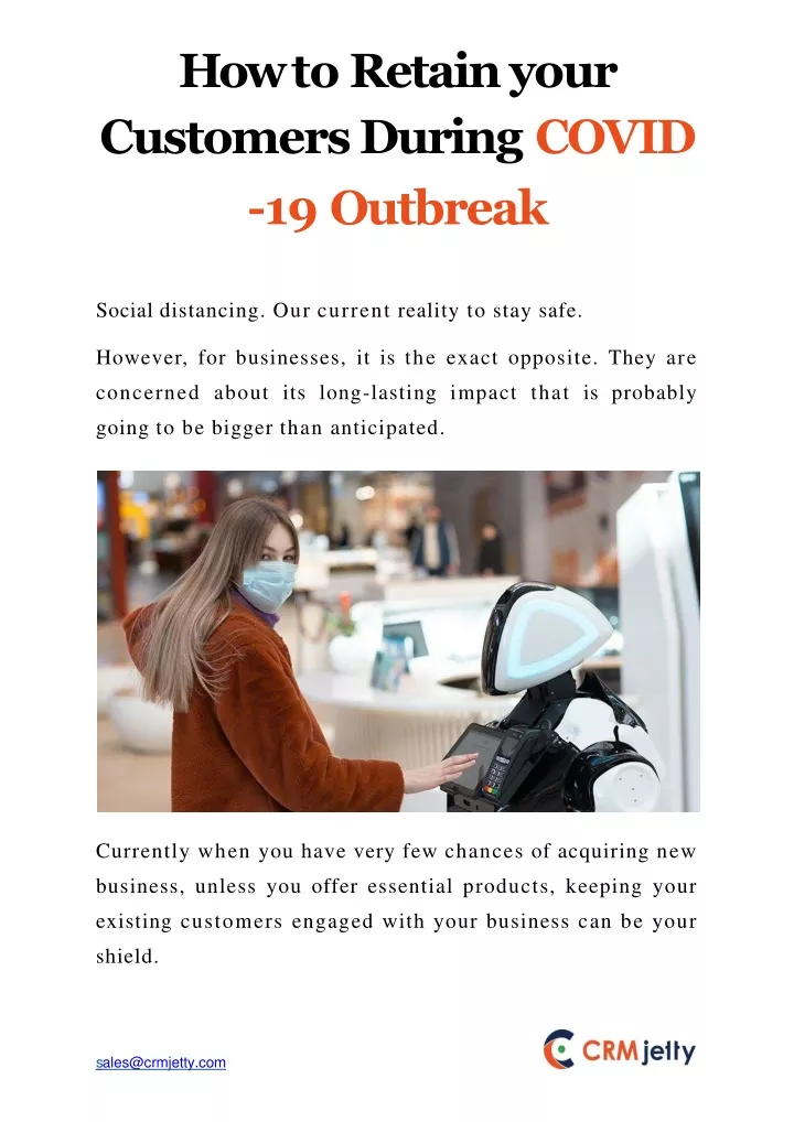 how to retain your customers during covid 19 outbreak
