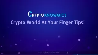 crypto world at your finger tips