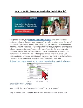 How to Set Up Accounts Receivable in QuickBooks