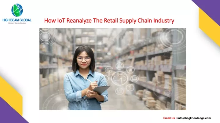 how iot reanalyze the retail supply chain