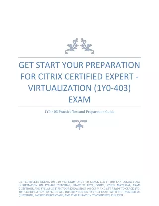 get start your preparation for citrix certified