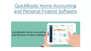 quickbooks home accounting and personal finance software