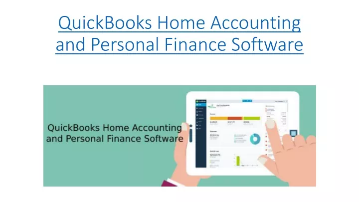 quickbooks home accounting and personal finance software