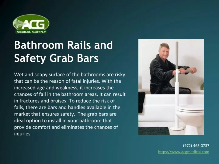bathroom rails and safety grab bars