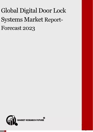 digital door lock systems market report forecast