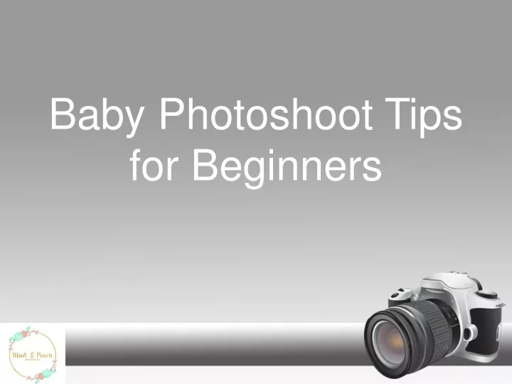 baby photoshoot tips for beginners