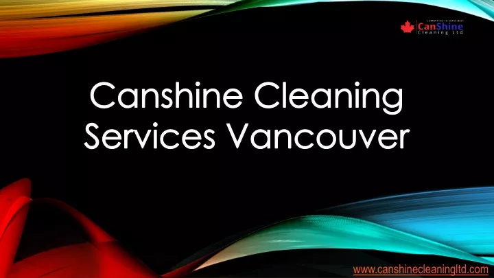 canshine cleaning services vancouver