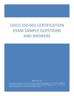 Exam 350-601 Bootcamp