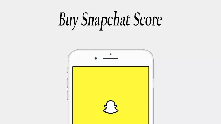 buy snapchat score