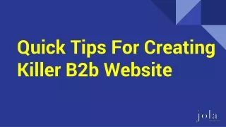 Importance of B2B website