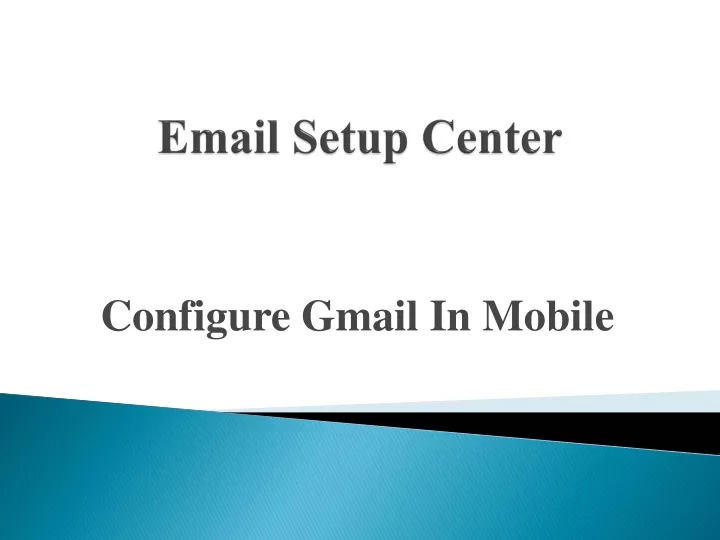 email setup center