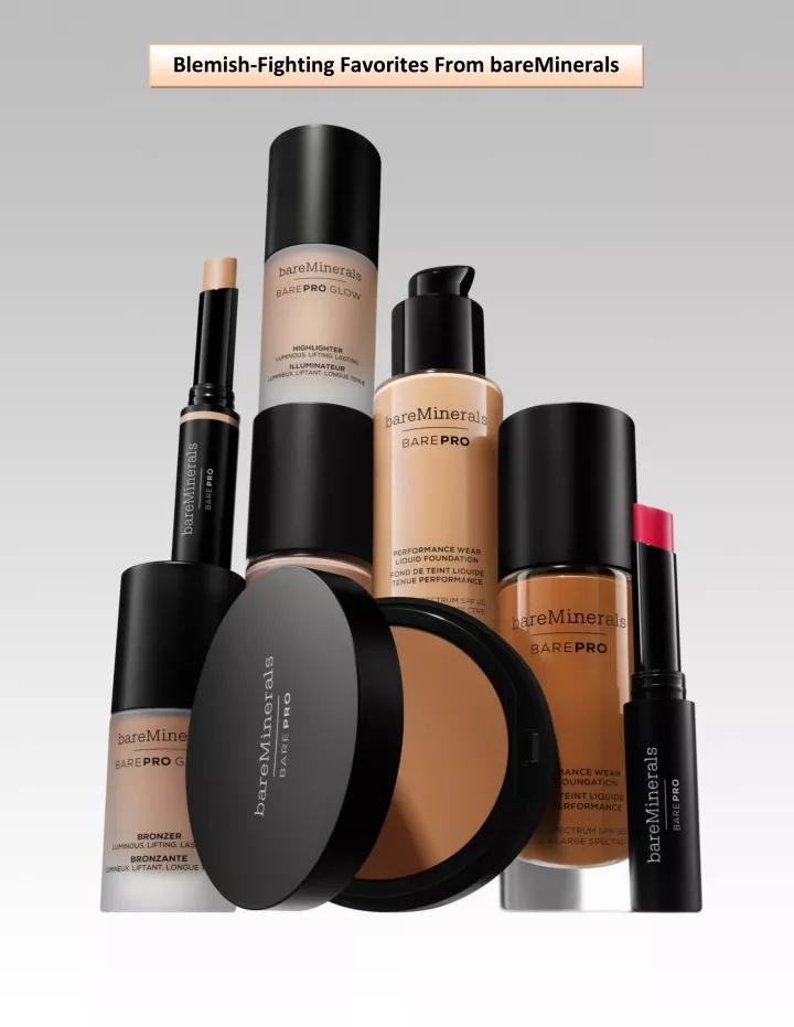 blemish fighting favorites from bareminerals