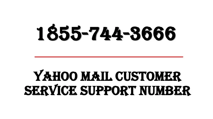 PPT - Yahoo mail customer support service number 1855=744=3666 ...