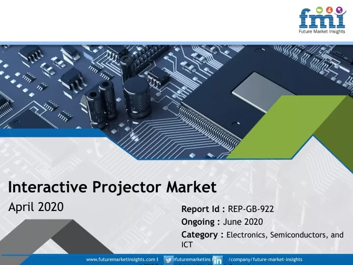 interactive projector market april 2020