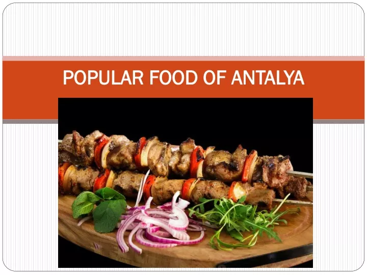 popular food of antalya