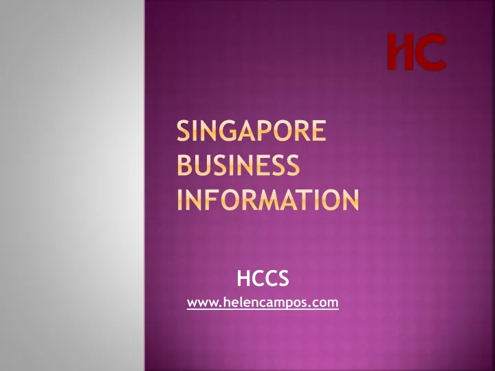 singapore business information