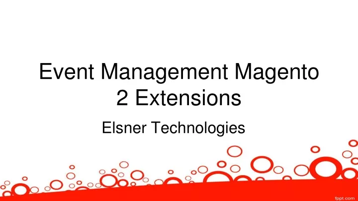 event management magento 2 extensions