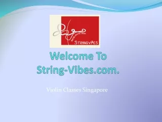 Violin Class for Adults Singapore