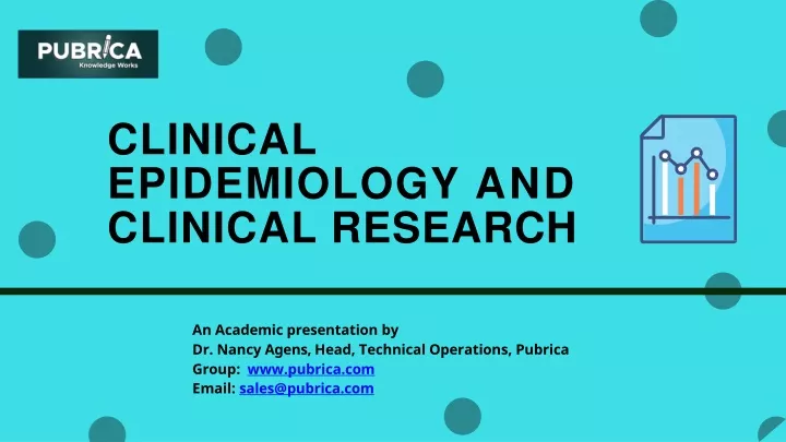 clinical epidemiology and clinical research
