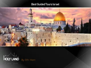 Best Guided Tours Israel - Holy Land Private Tours