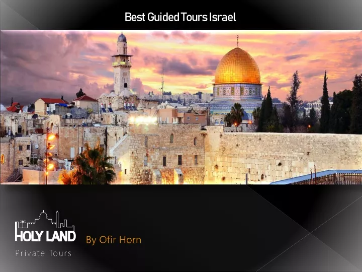 best guided tours israel