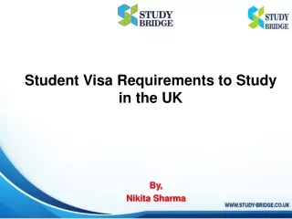 Student Visa Requirements to Study in the UK