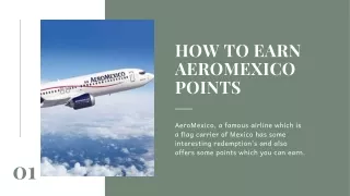 HOW TO EARN AEROMEXICO POINTS
