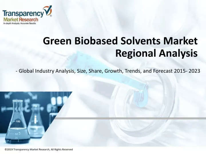 green biobased solvents market regional analysis