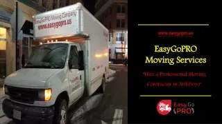 Hire a Professional Moving Contractor in Attleboro | EasyGoPRO