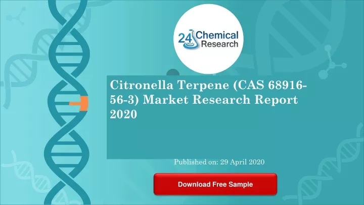 citronella terpene cas 68916 56 3 market research