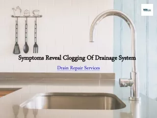 Symptoms Reveal Clogging Of Drainage System