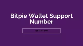 Bitpie Wallet Support 【✇1(856) 254-3098✇】Number