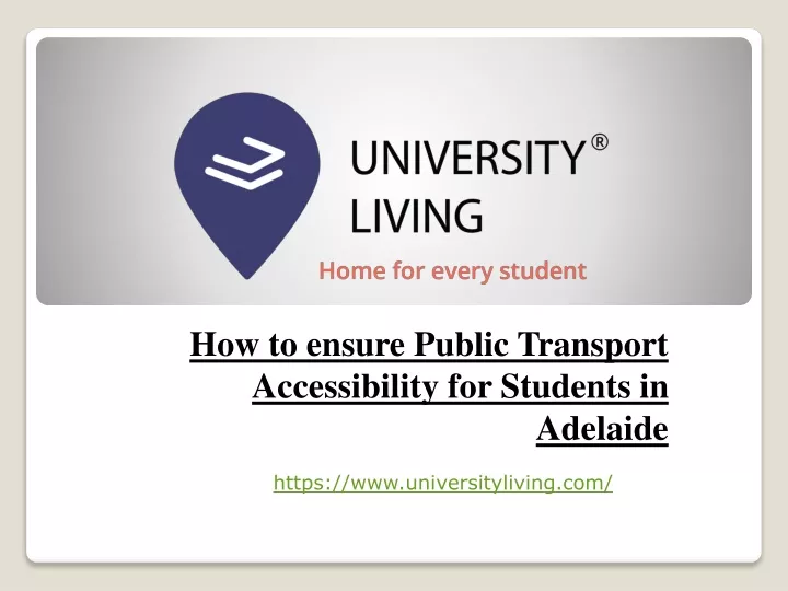how to ensure public transport accessibility for students in adelaide