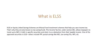 what is elss