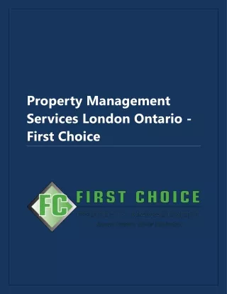 Property Management London Ontario