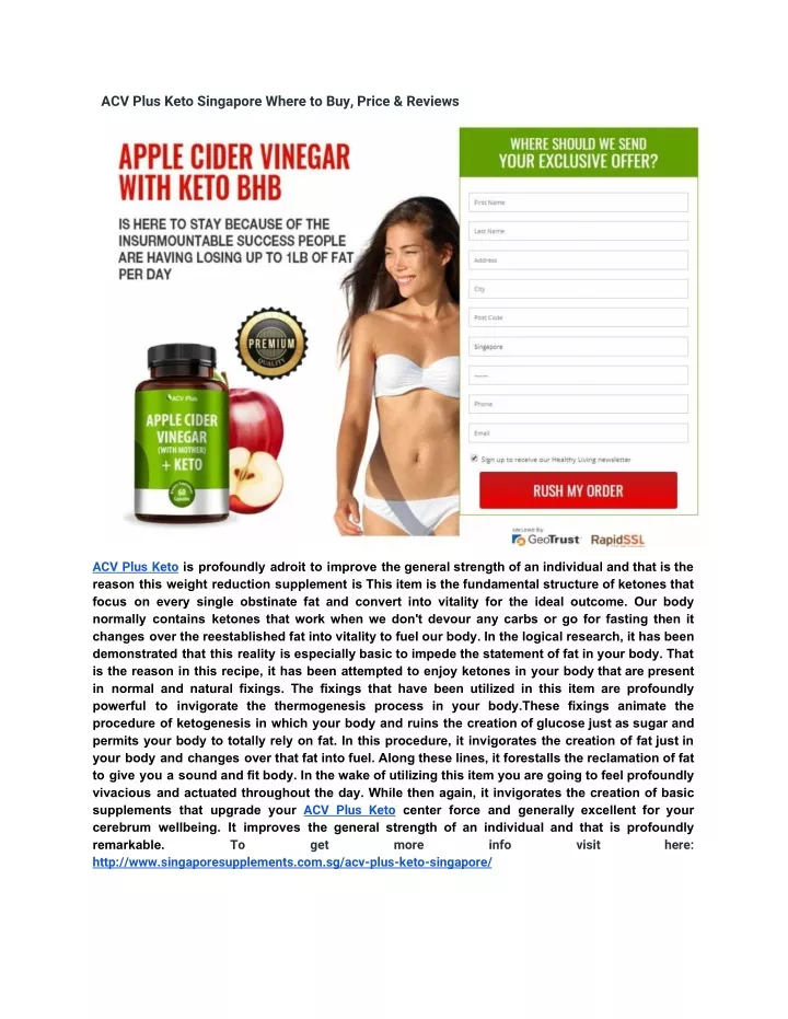 acv plus keto singapore where to buy price reviews