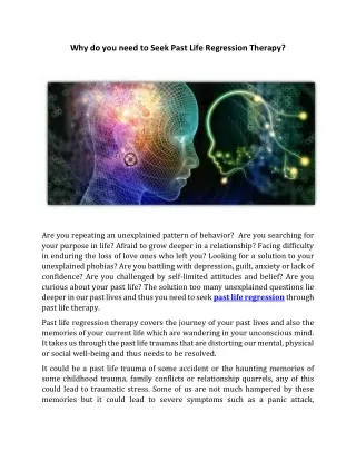 Past Life Regression Therapy