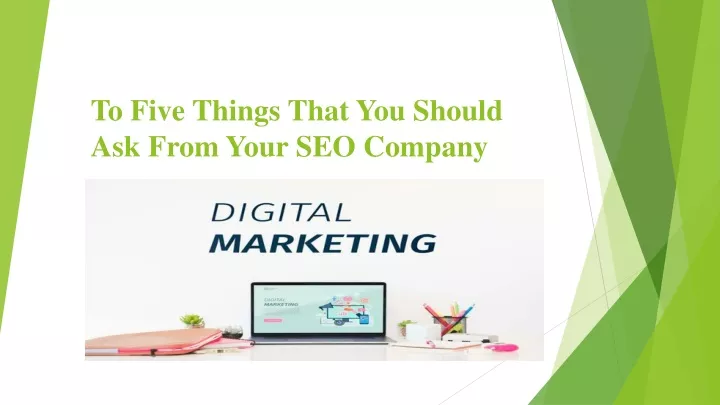 to five things that you should ask from your seo company
