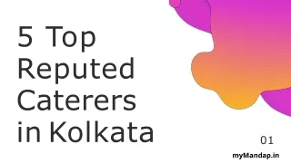 Top Reputed Caterers in Kolkata