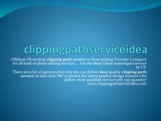 clippingpathserviceidea