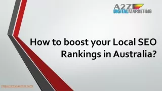 How to boost your Local SEO Rankings in Australia?