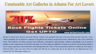 Unmissable Art Galleries in Atlanta For Art Lovers