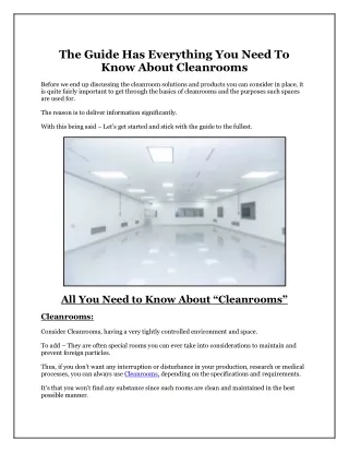 the guide has everything you need to know about
