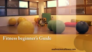 Fitness Beginner’s Guide