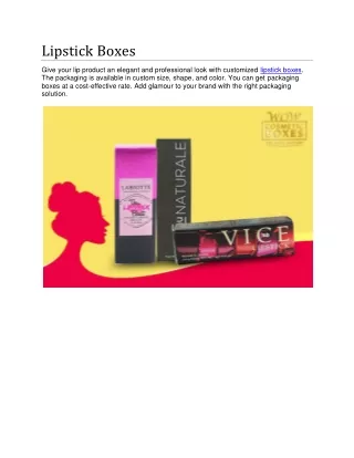 lipstick boxes