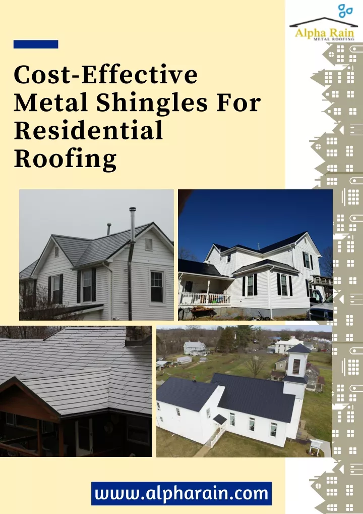 cost effective metal shingles for residential