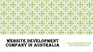 website development company in australia